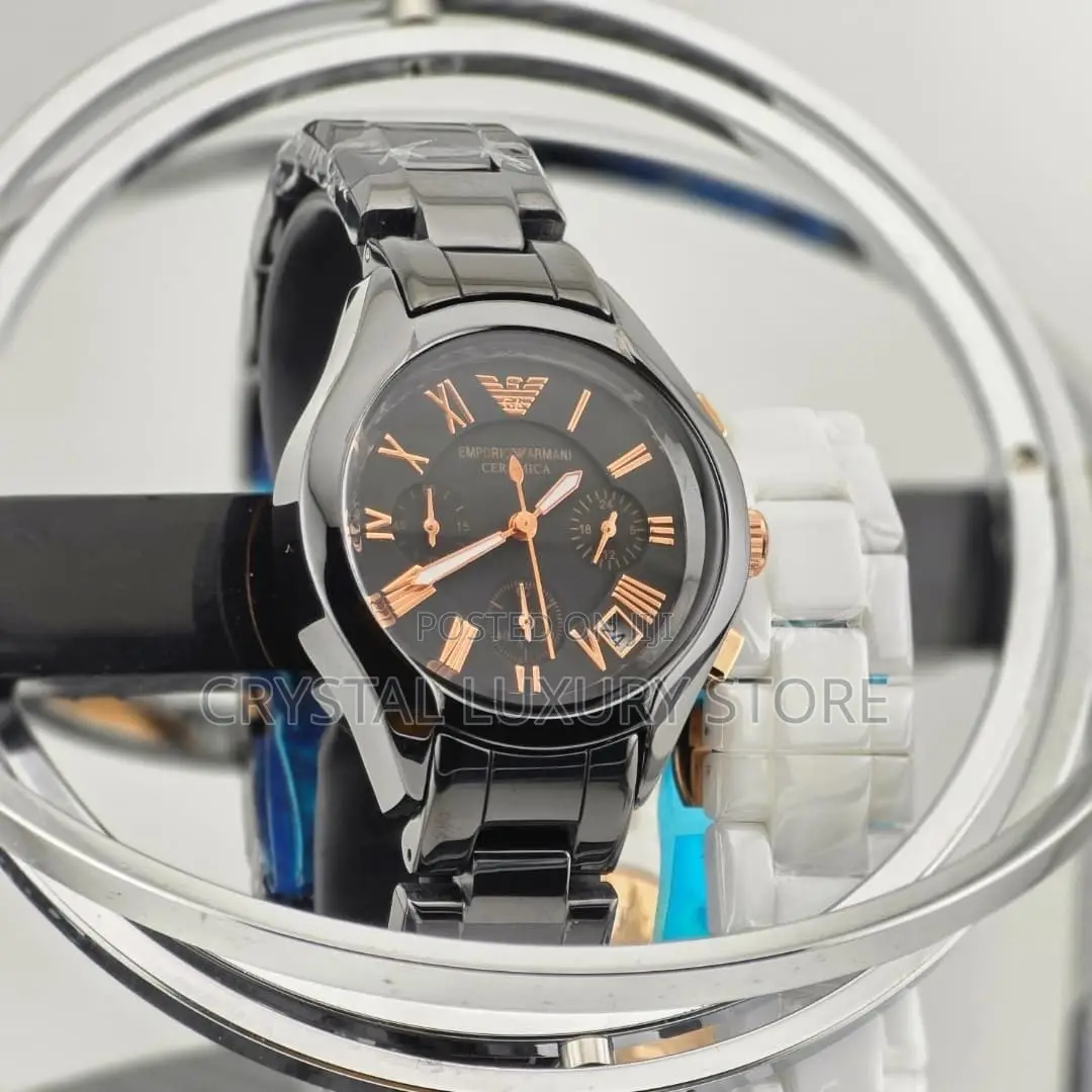Emporio Armani Quality Men Chain Strap Wristwatch