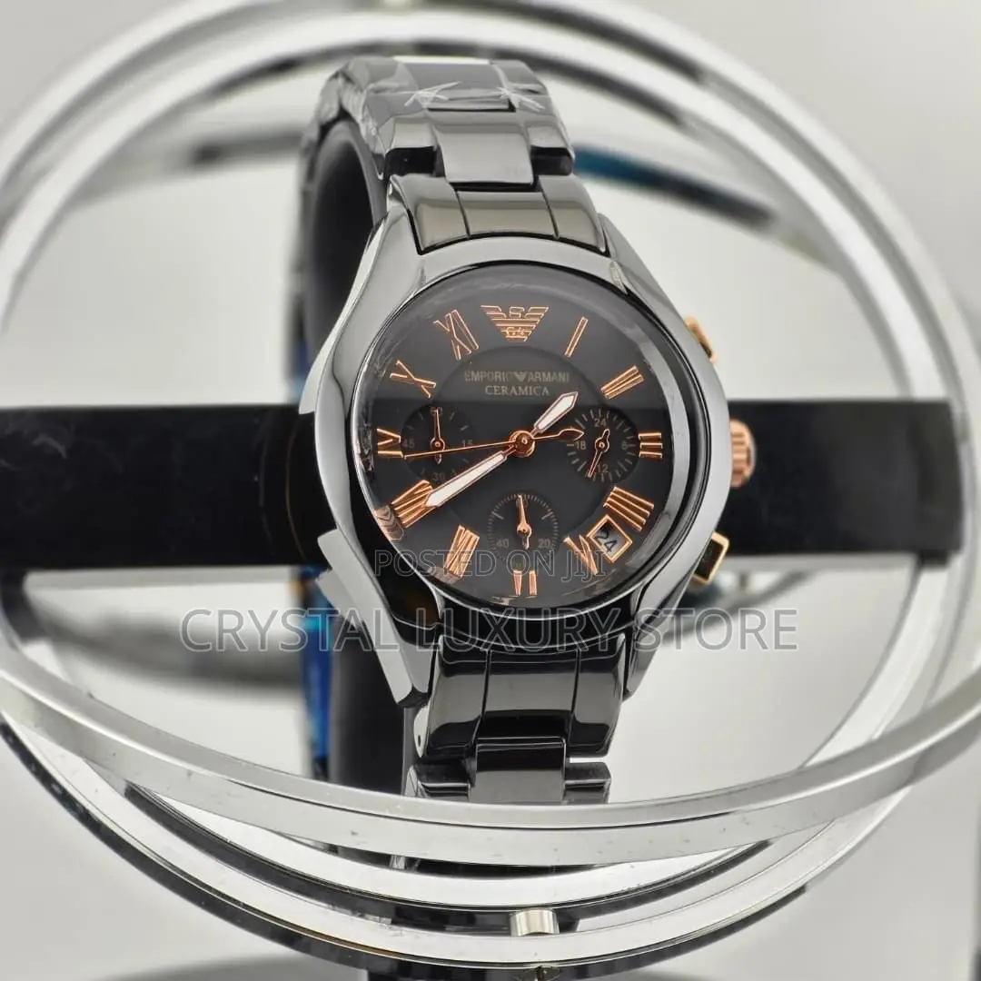 Emporio Armani Quality Men Chain Strap Wristwatch