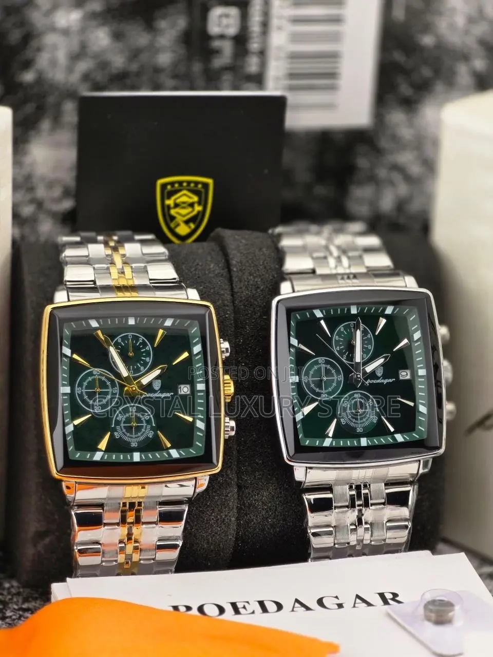 Poedagar Quality Men Chain Strap Wristwatch