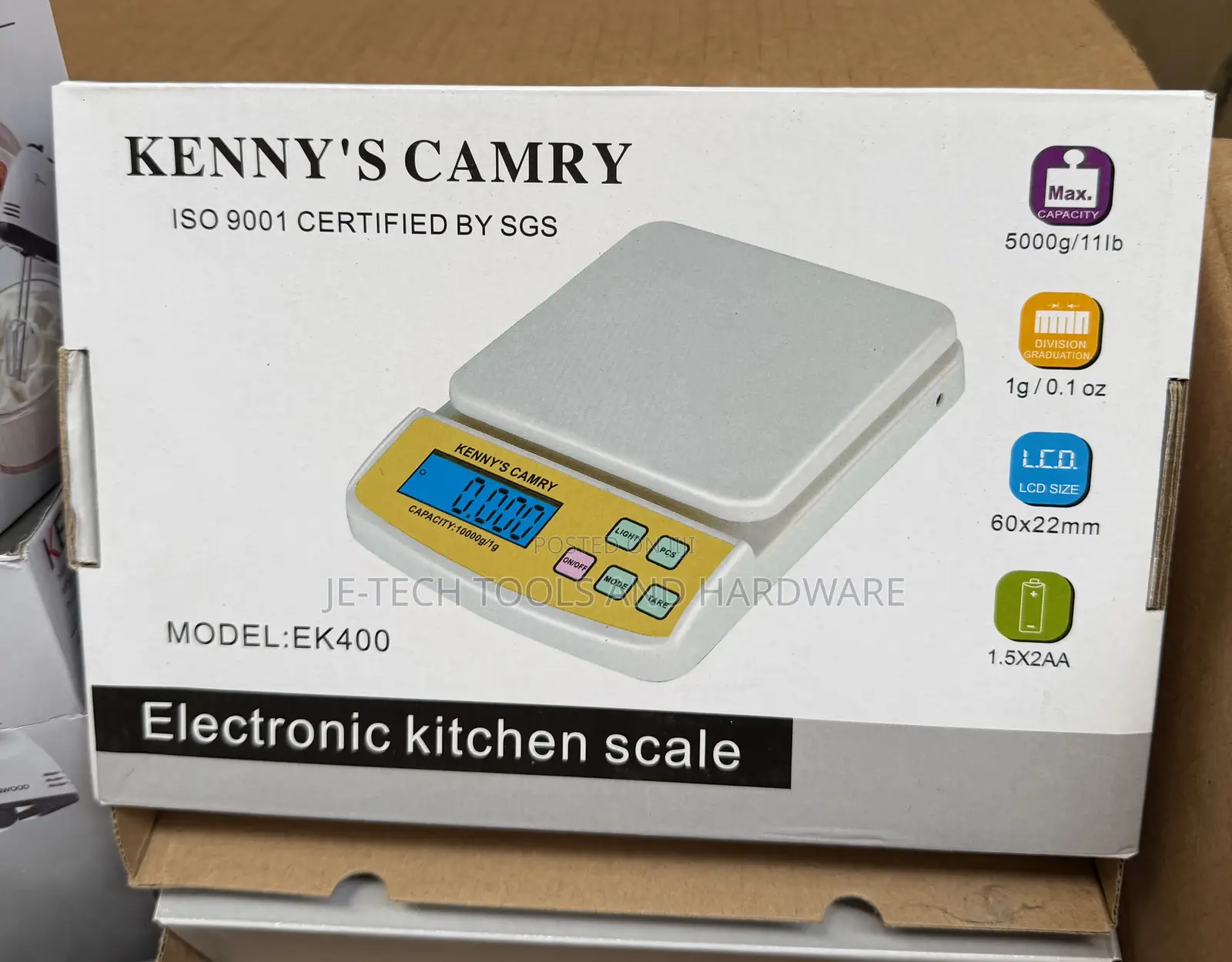 Kenny's Camry Electronic Kitchen Scale Ek400