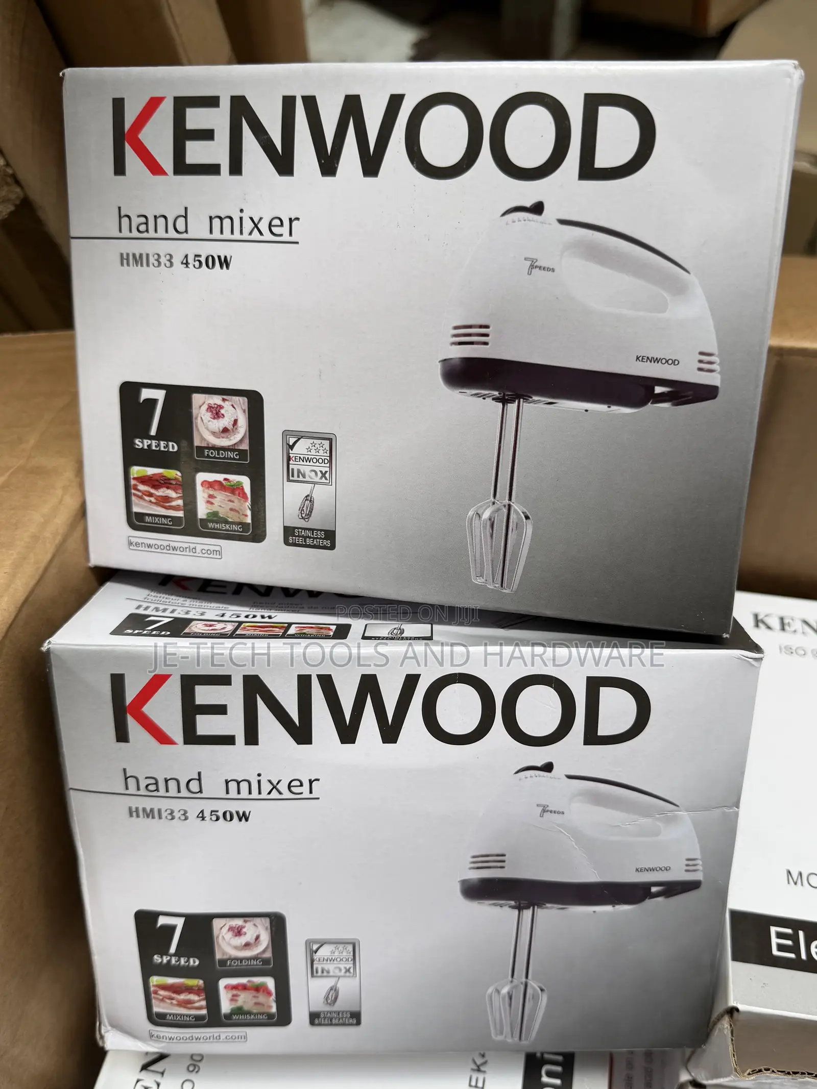 Kenwood Hm133 Hand Mixer 7 Speeds 450w Motor.