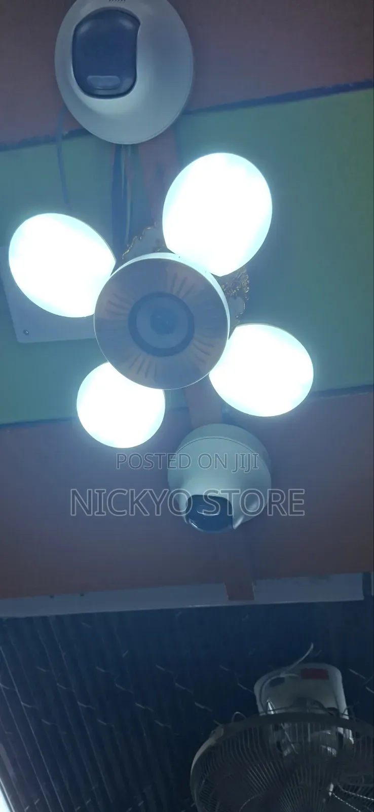 Bluetooth Music Folding Light (Rgb Led Ceiling Bulb Speaker)