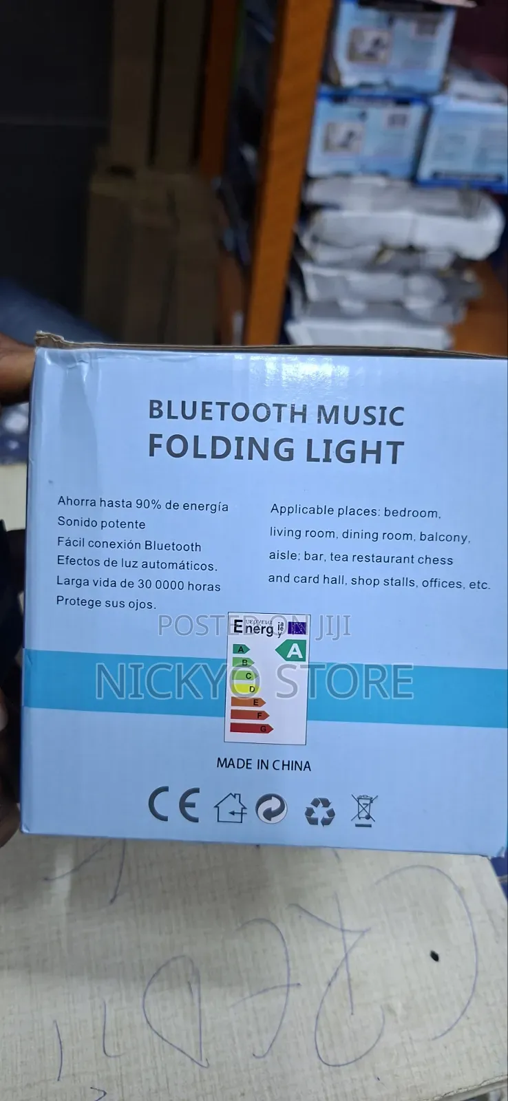 Bluetooth Music Folding Light (Rgb Led Ceiling Bulb Speaker)