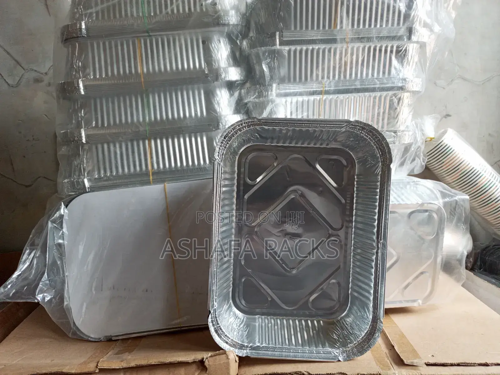 12pcs Big Size Aluminium Foil Takeaway 1550ml