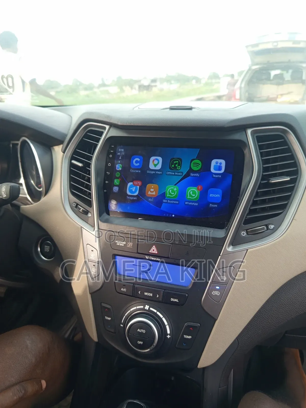 Hyundai Santafy 2015 Android Car Play Screen