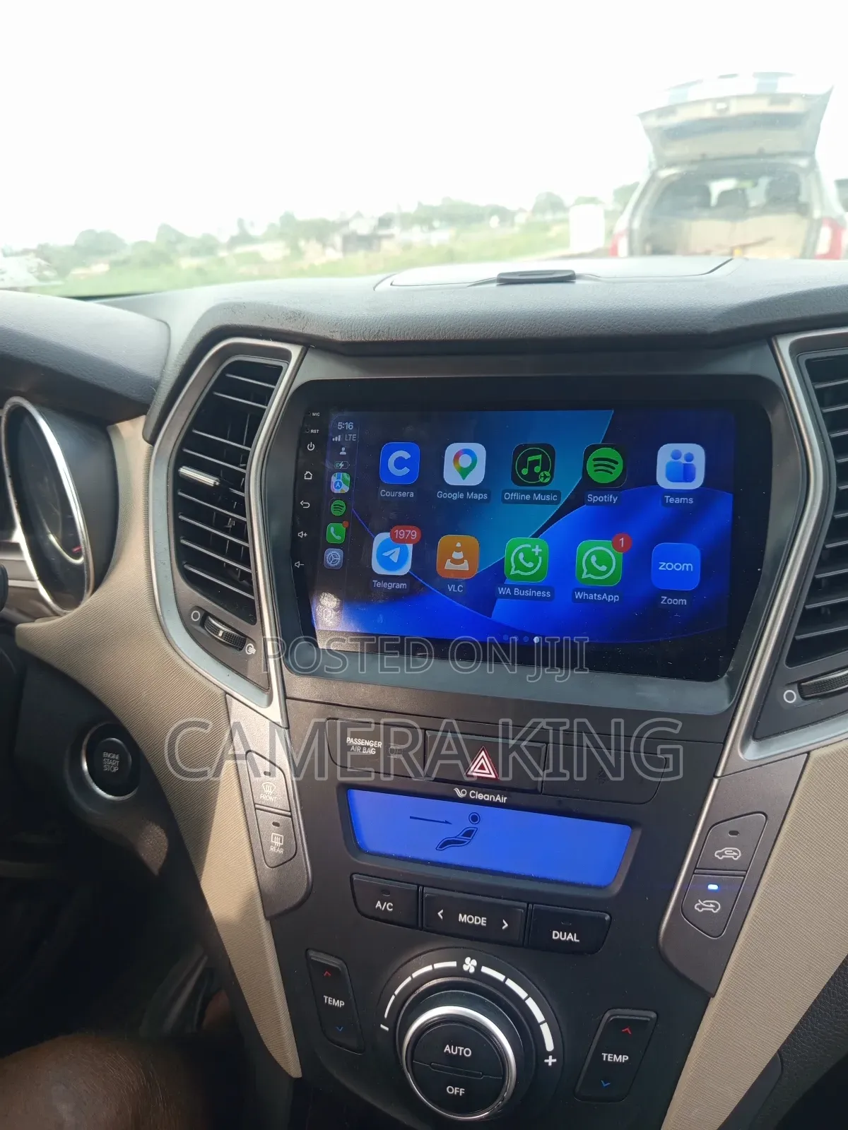 Hyundai Santafy 2015 Android Car Play Screen