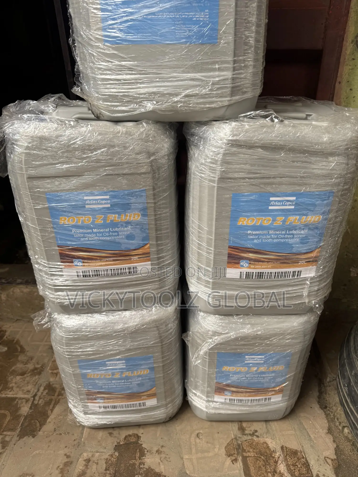 Atlas Copco Roto Z Fluid Premium Rotary Compressor Oil 20l