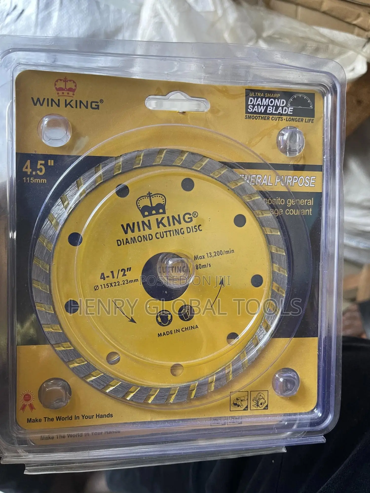4 1/2” Diamond/Tiles Cutting Disc Tools