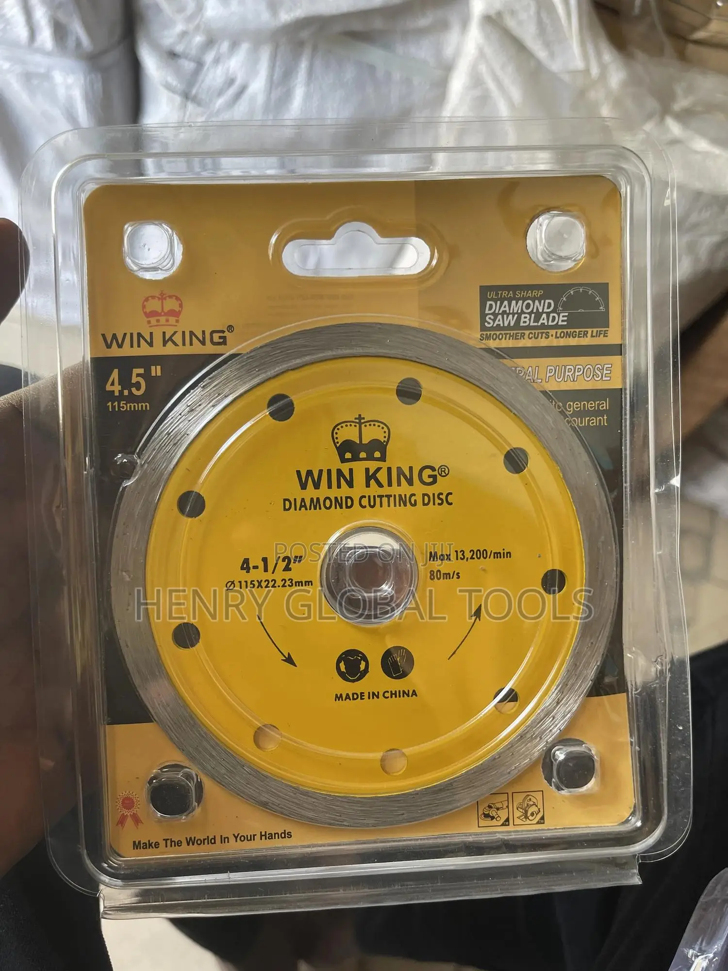 4 1/2” Diamond/Tiles Cutting Disc Tools