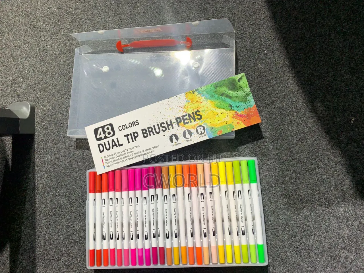 Marker Pen (48 PCS Dual Tip Brush Pens)
