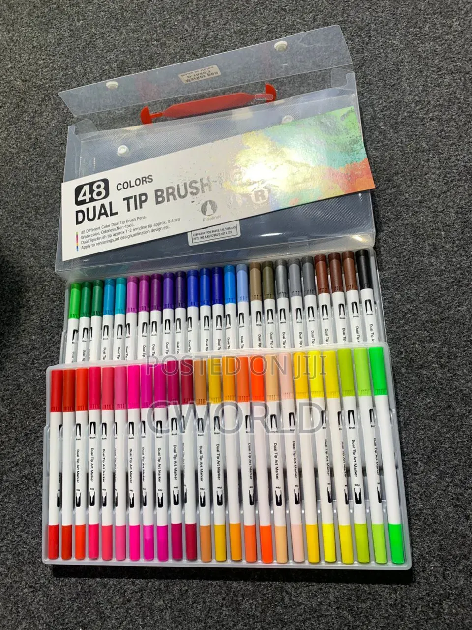 Marker Pen (48 PCS Dual Tip Brush Pens)