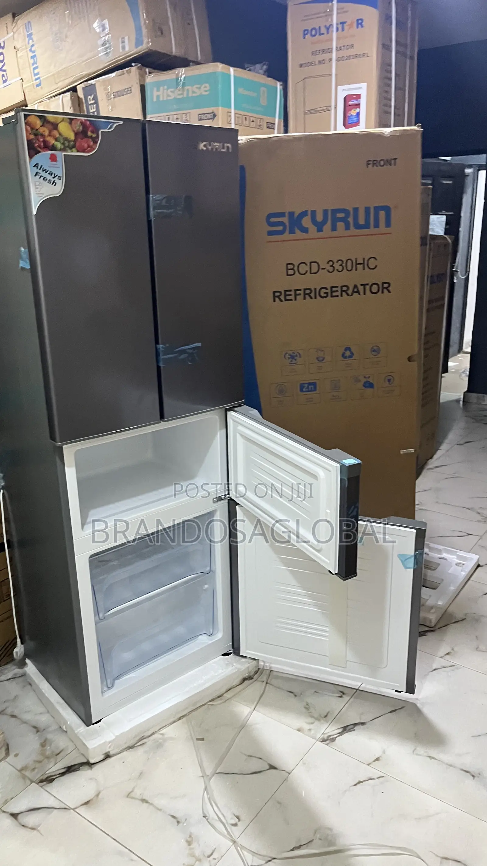 Skyrun 300lrefrigerator 4 Doors[Bcd-330hc]Largestoragecoolingappliance
