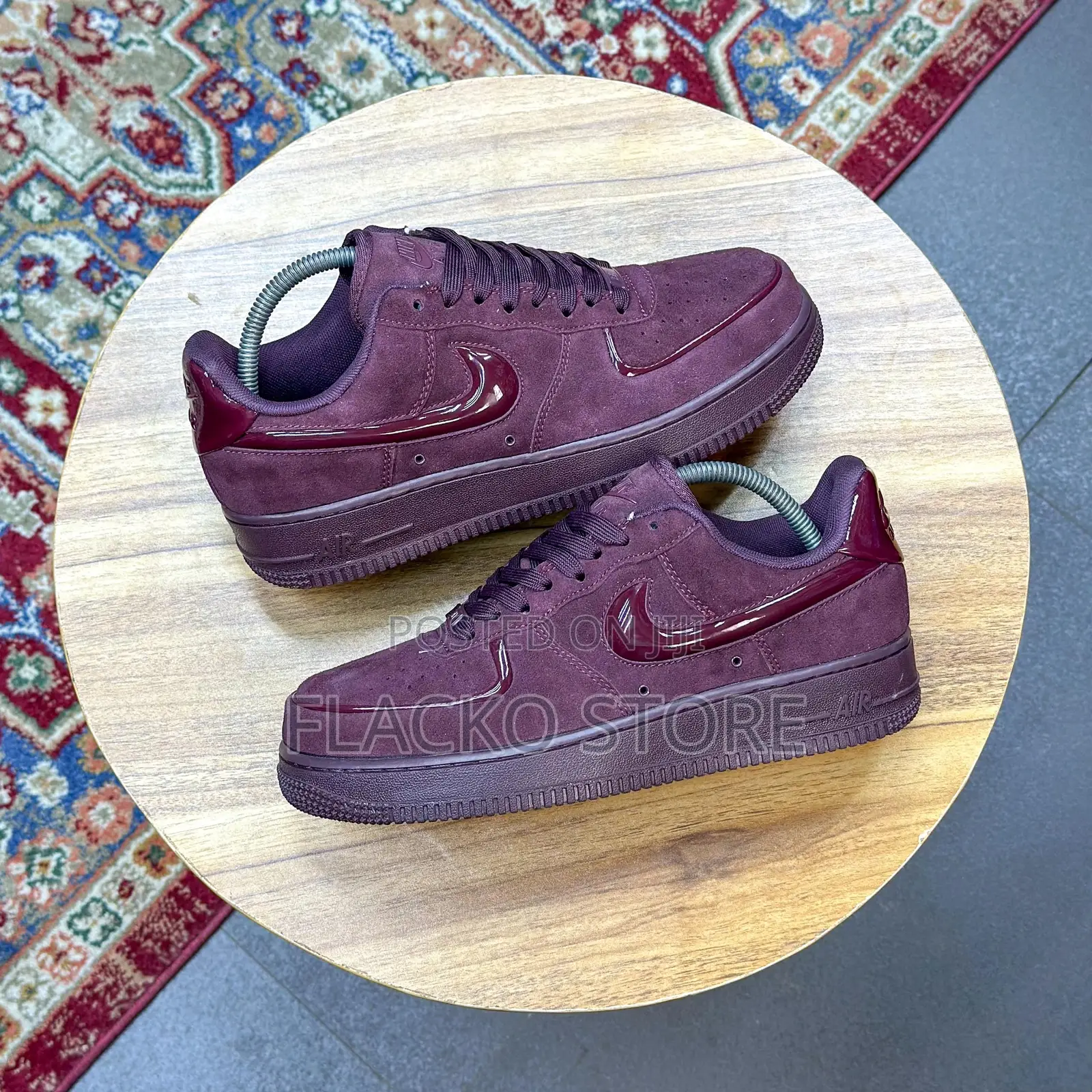 Original Nike Air Force 1 Low ‘07 Burgundy Crush Sneakers
