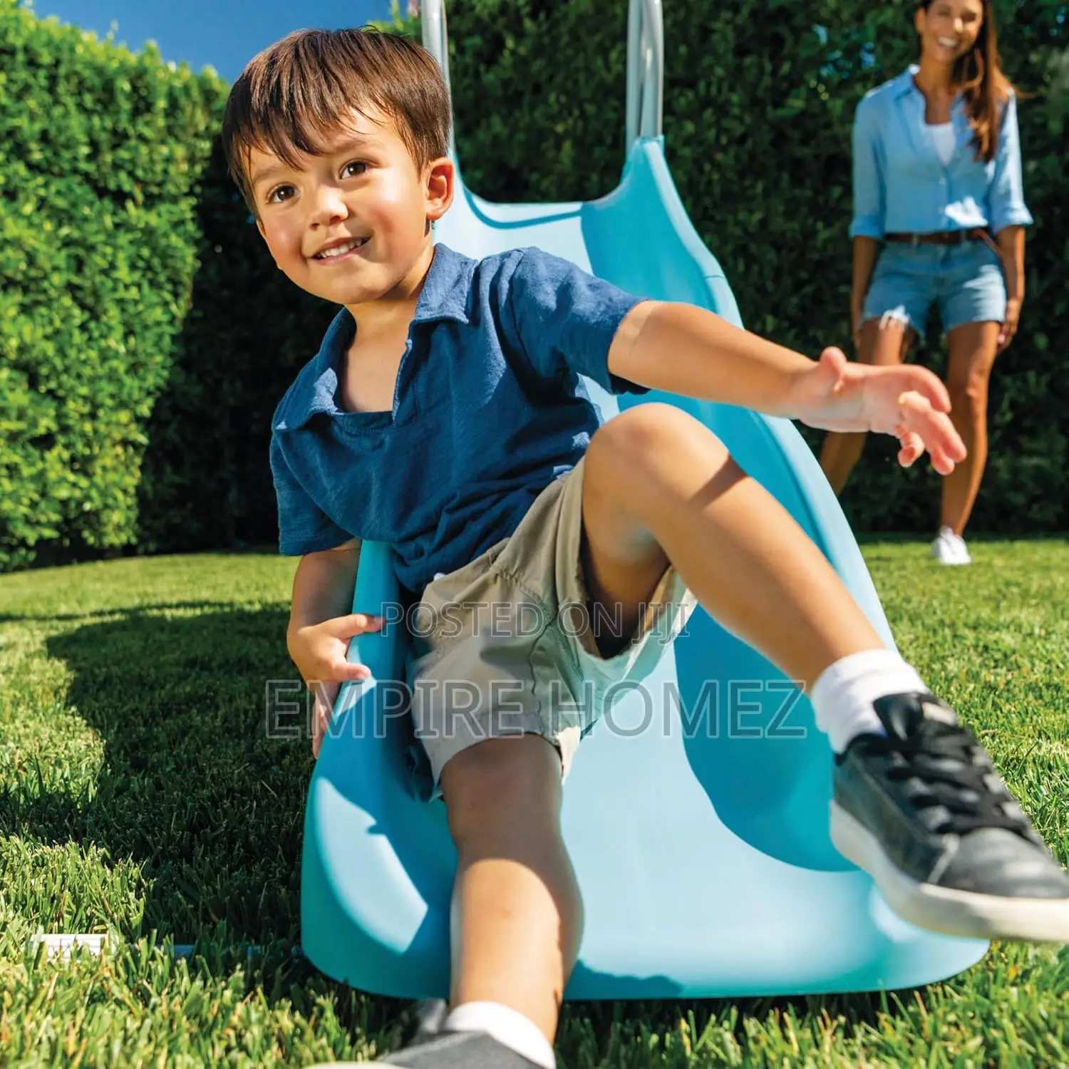 Large Garden Slide for Children 251x84x147cm Slide