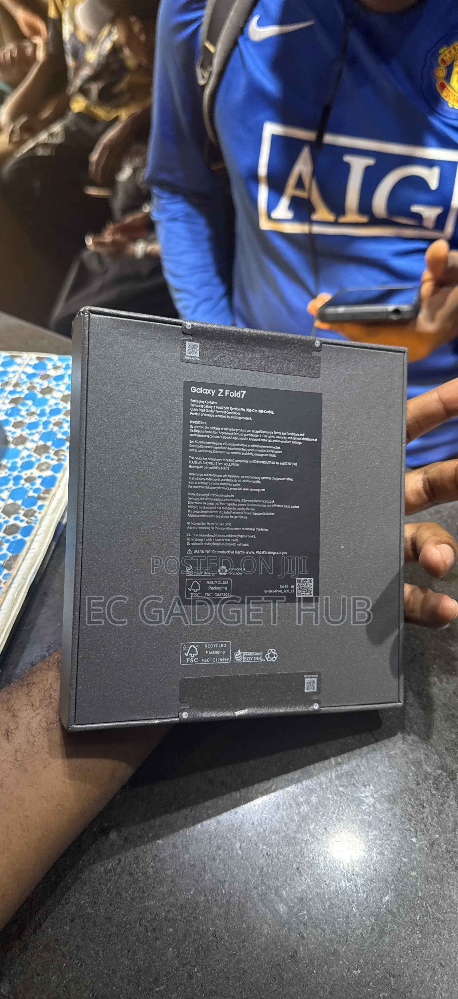 New Samsung Galaxy Z Fold7 256 GB Black