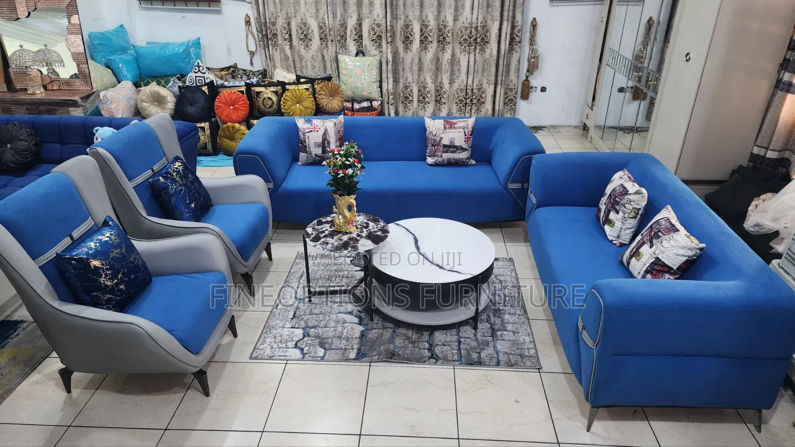 Azure Contemporary Sofa