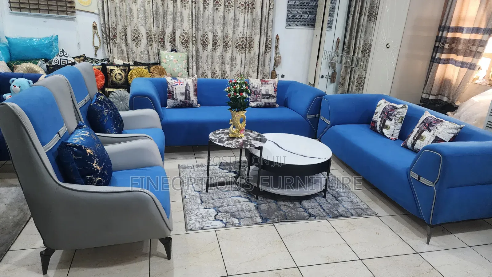 Azure Contemporary Sofa