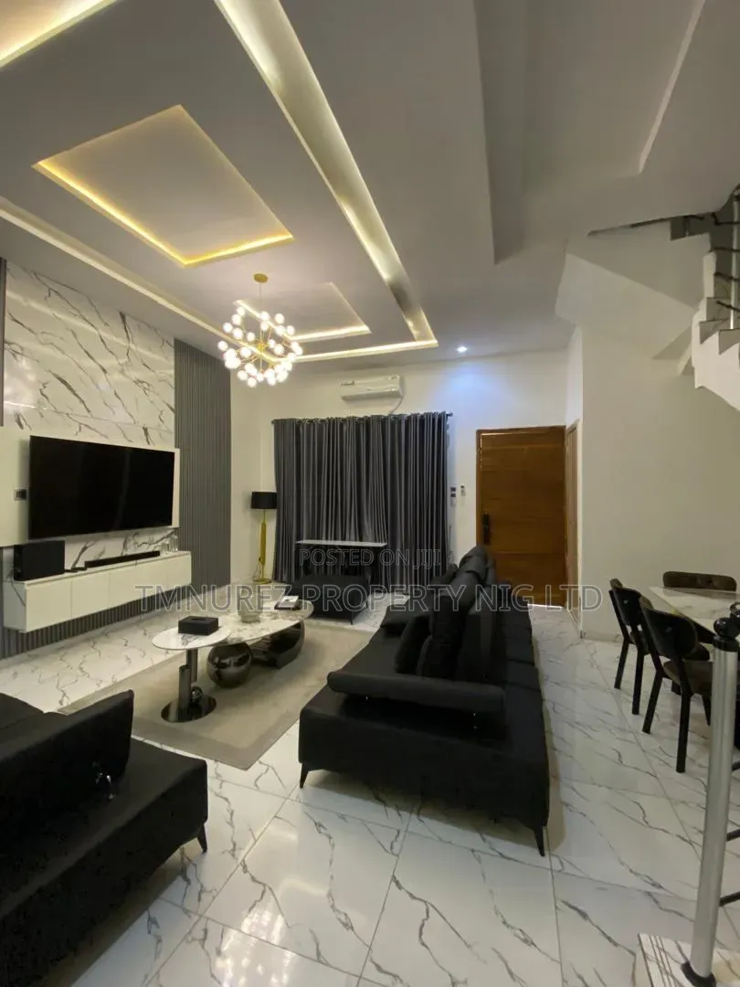 Furnished 4bdrm Duplex in Ikota for rent