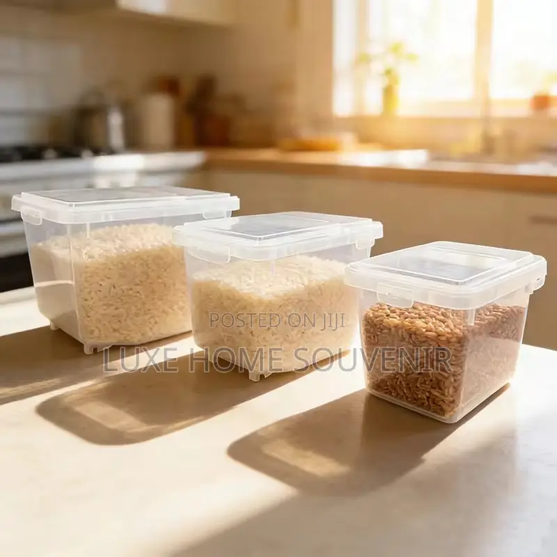 4 in 1 Airtight Rice Storage Container