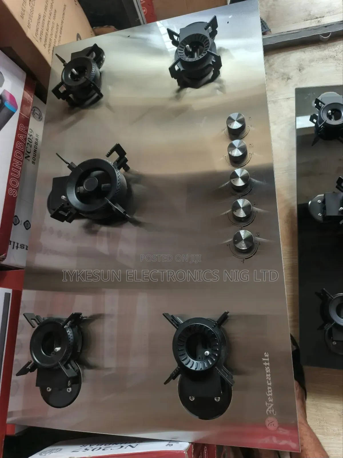 Original Newcastle Built-in Premium Luxury Flips Up 5 Burners Gas Hob