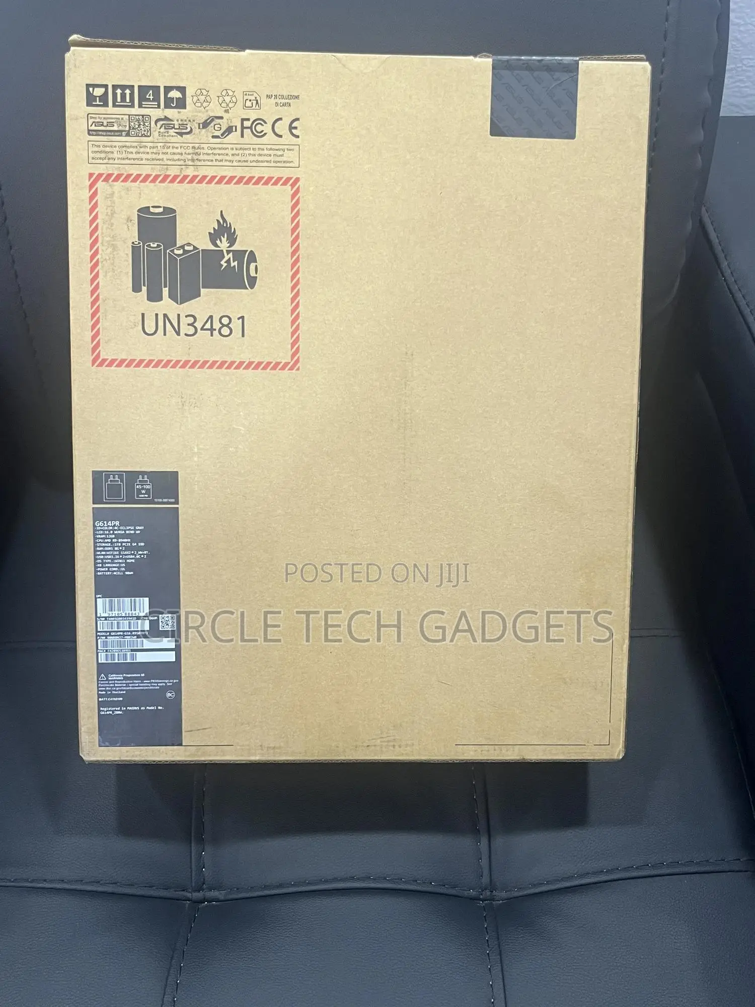 New Laptop Asus ROG Strix G16 G614 16GB AMD Ryzen 9 SSD 1T