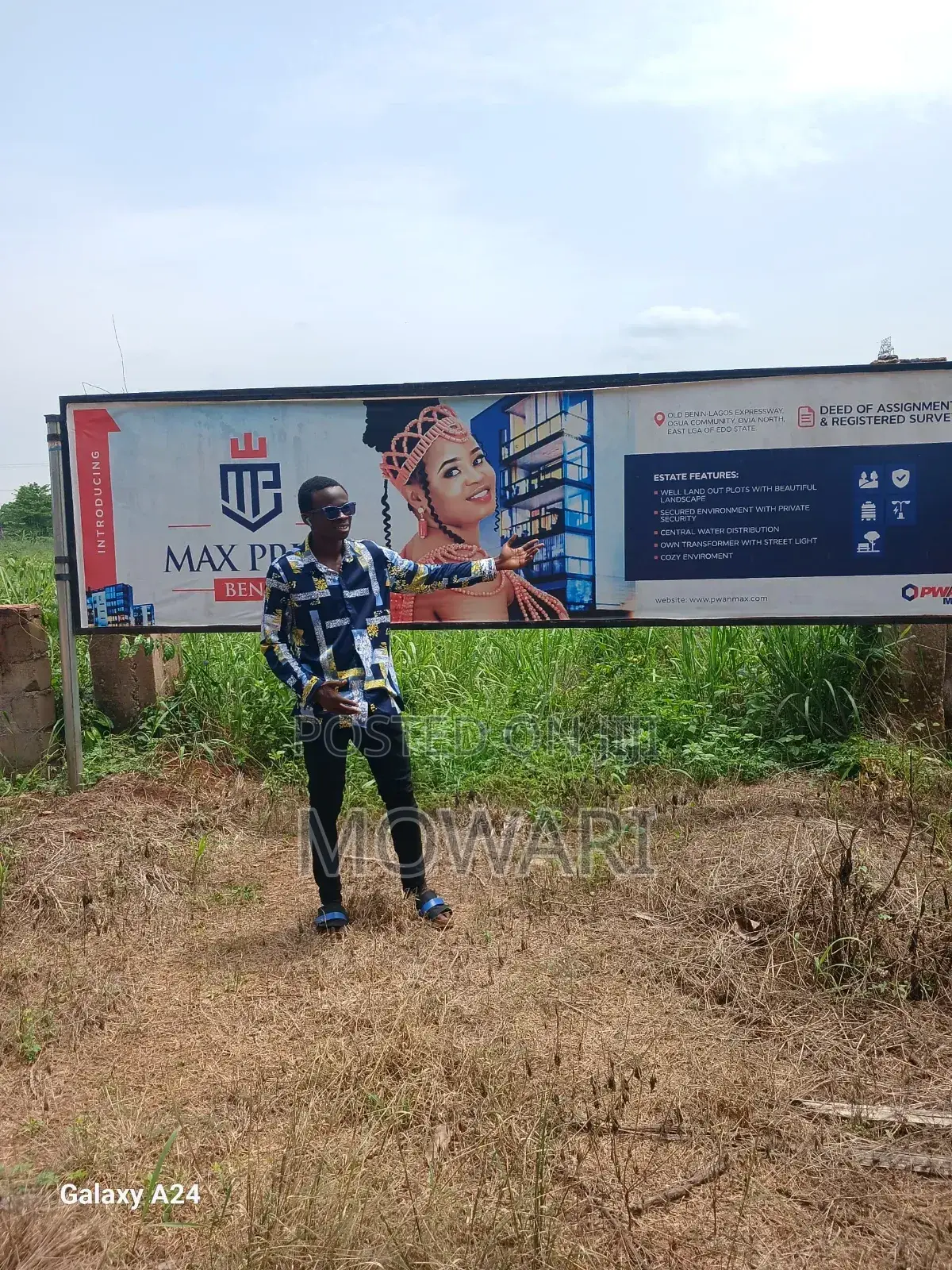 Verified Land In Benin • Max Pride • 50×100 • ₦2.7m