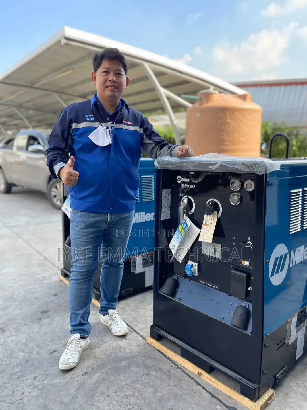 Miller Welding Machine Big Blue 500x Diesel Driven