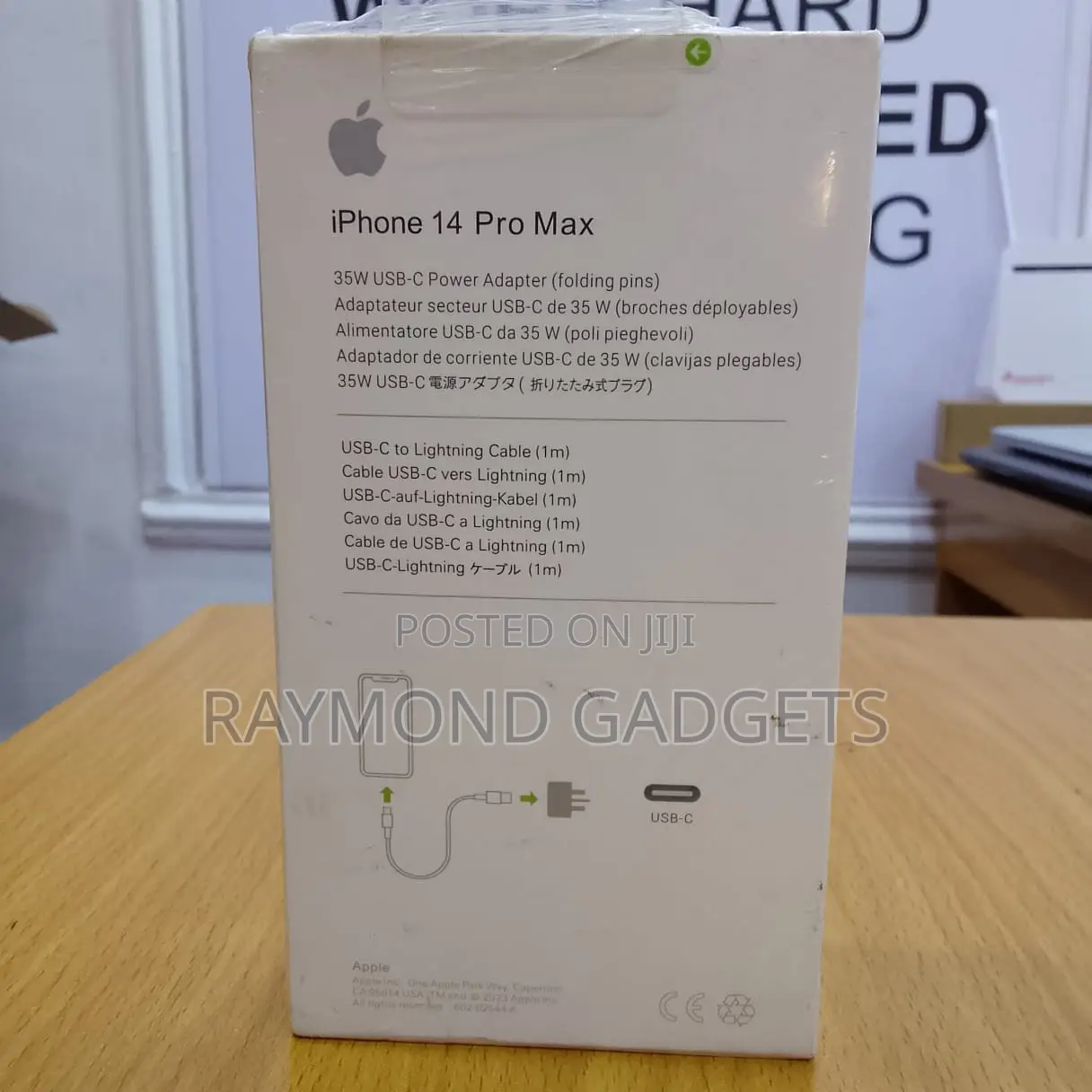 iPhone 14 Pro Max 35w Fast Charger + Usb-C to Lightning Cable