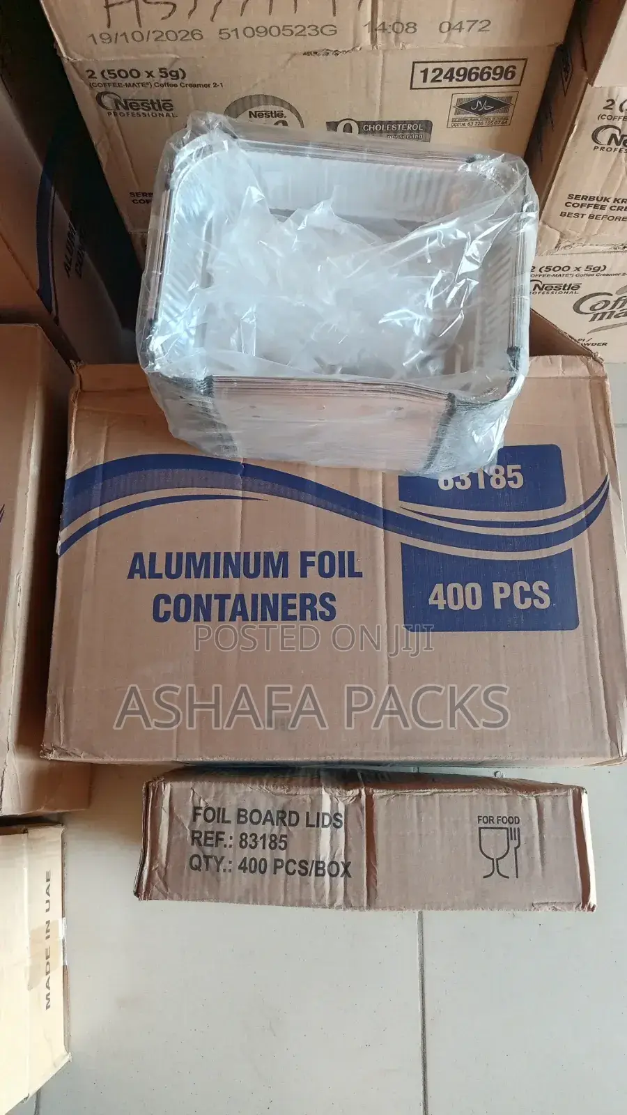 50pcs of 1500ml Aluminium Containers
