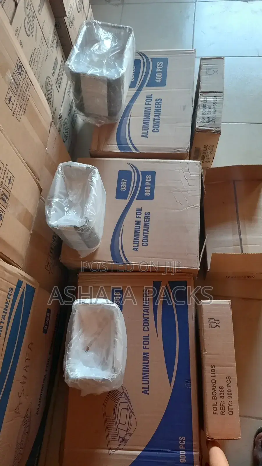 50pcs of 1500ml Aluminium Containers