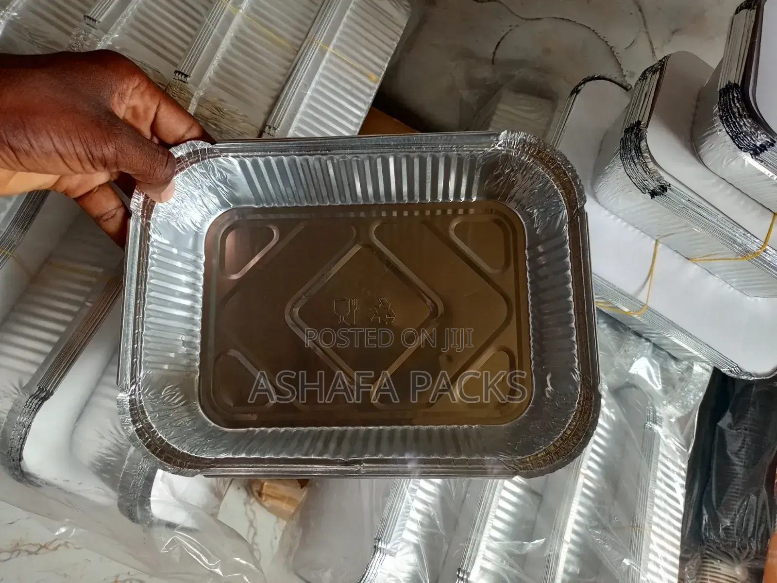 50pcs of 1500ml Aluminium Containers