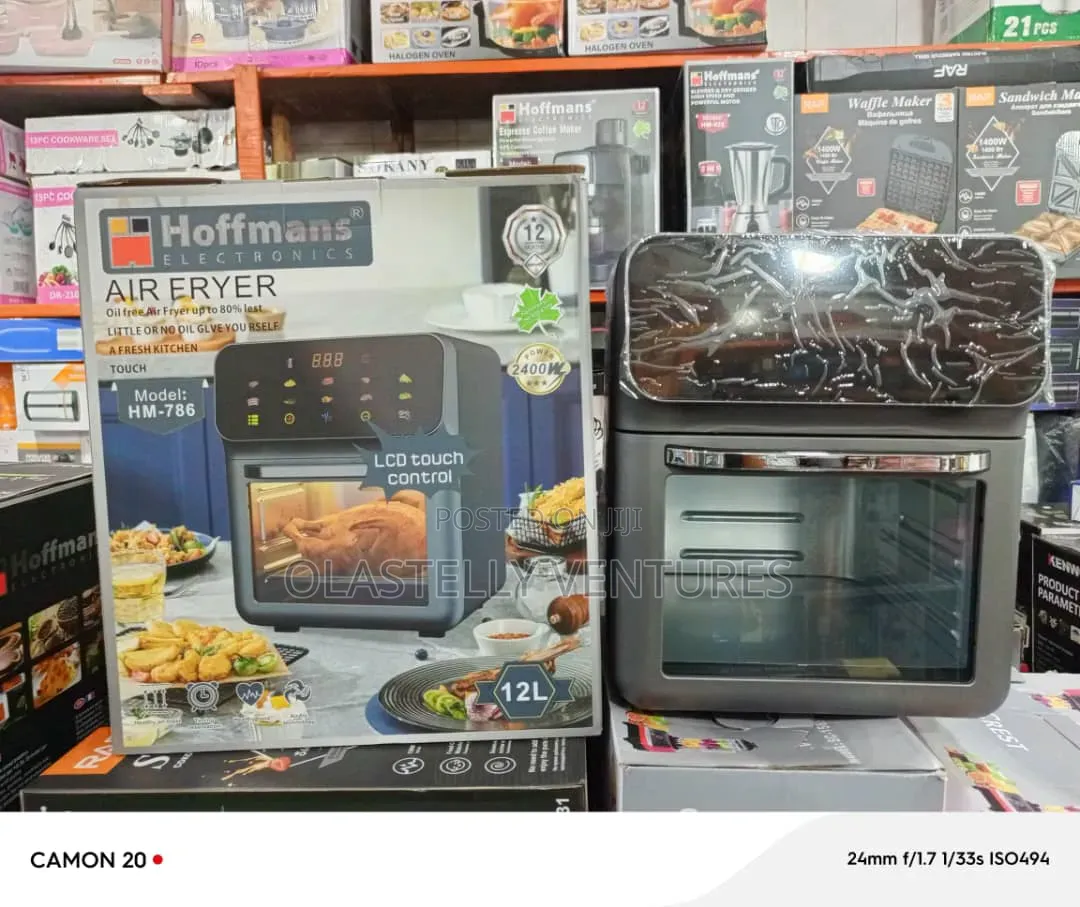 12l Hoffman Airfryer With LCD Touch Control