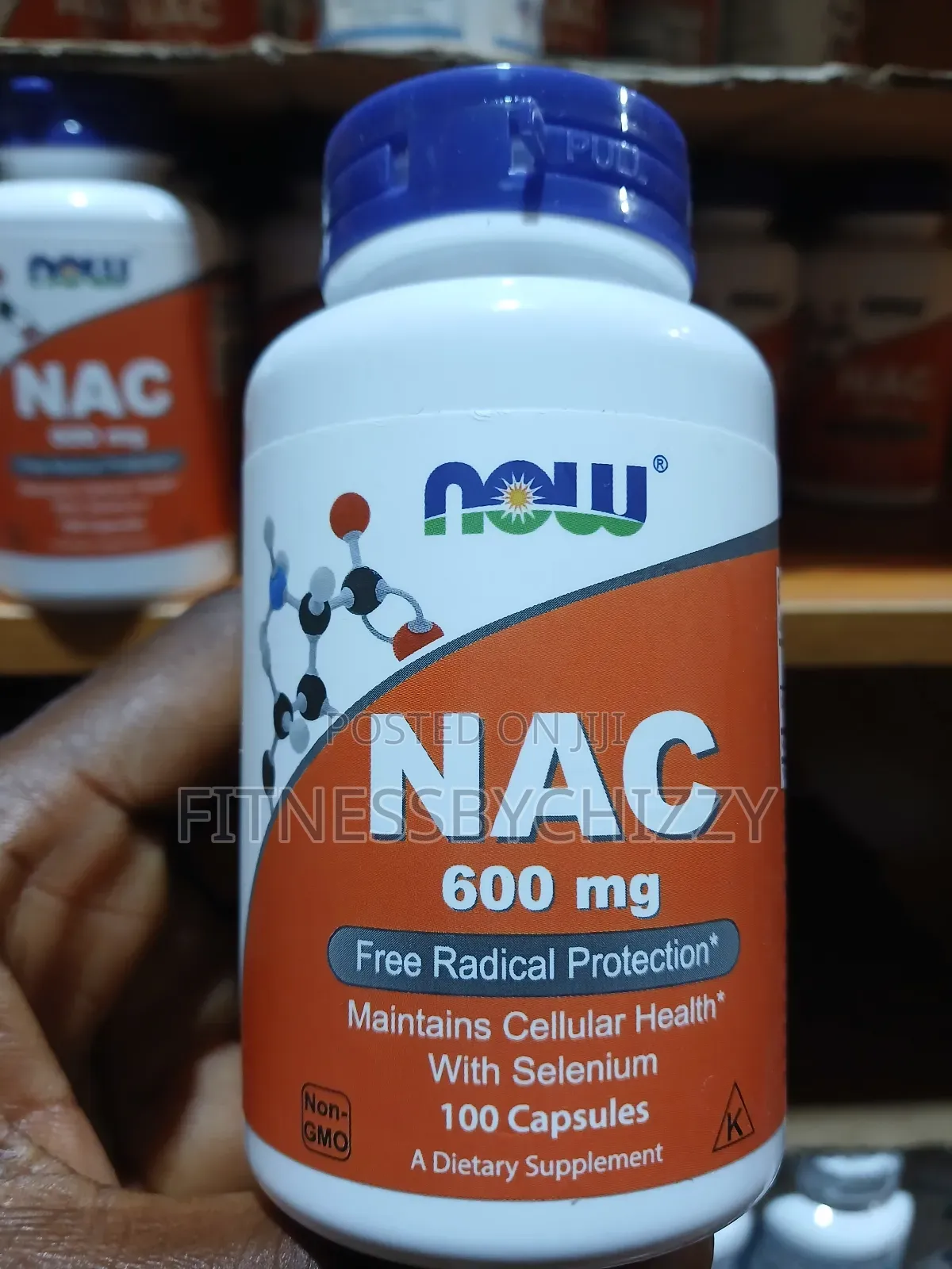 Now Nac N Acetyl Cysteine 600mg With Selenium X 100 Capsules