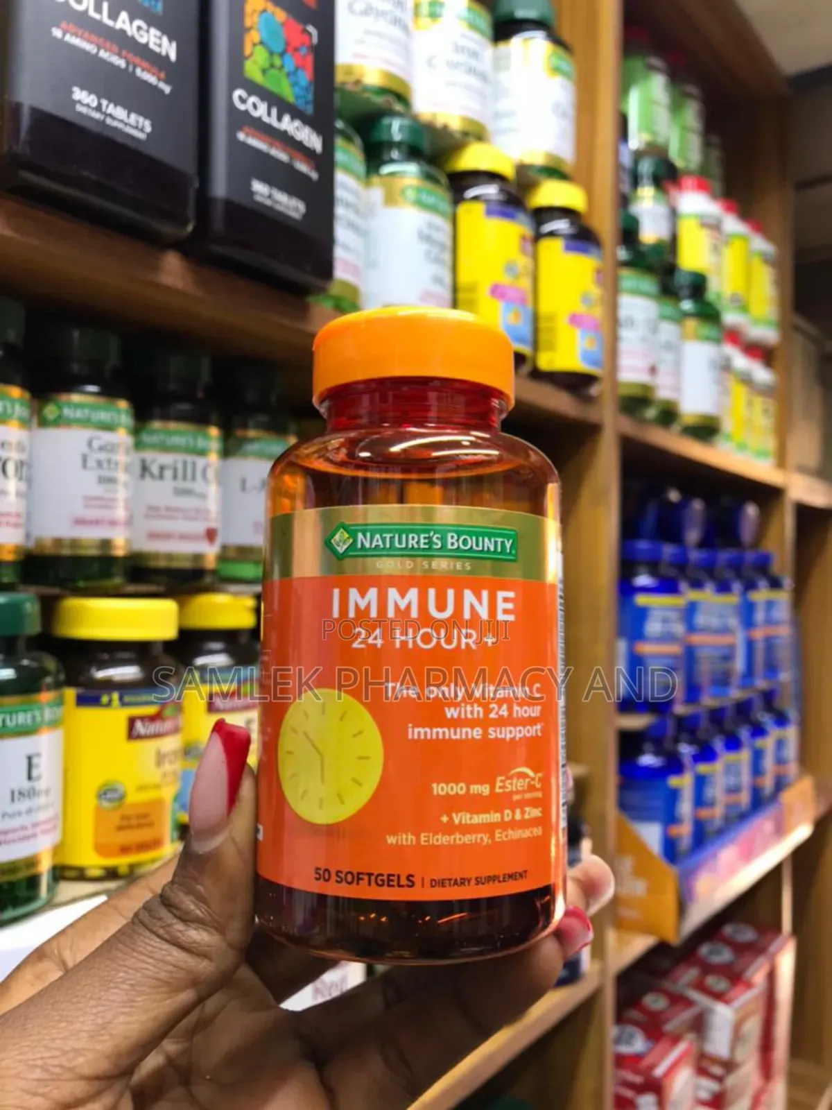 Nature's Bounty Immune 24 Hour +,Vitamin C With From Ester-C,1000mg