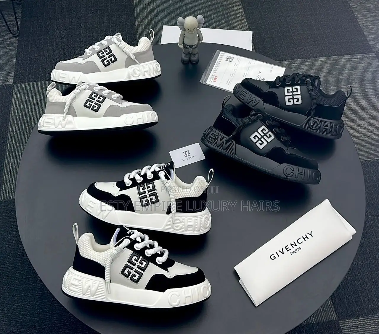 New Givenchy Chunky Sole Lace Sneakers,