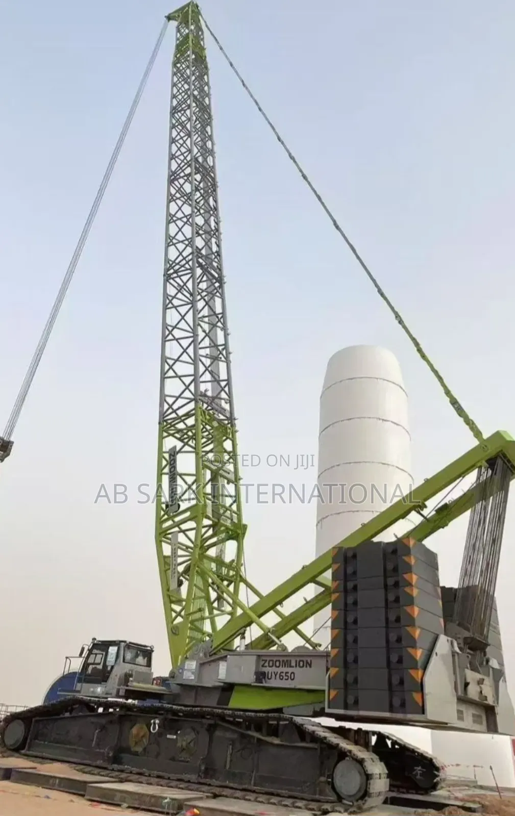 100ton - 650ton Crawler Crane For Hire