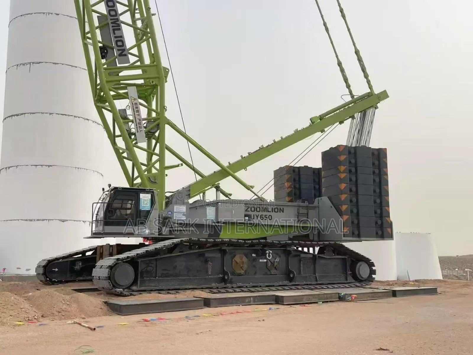 100ton - 650ton Crawler Crane For Hire