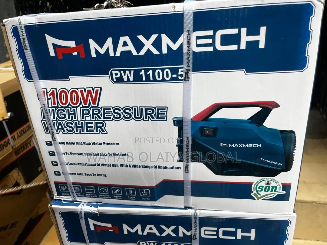 Maxmech Pw1100-5 1100w High Pressure Car Washer Machine
