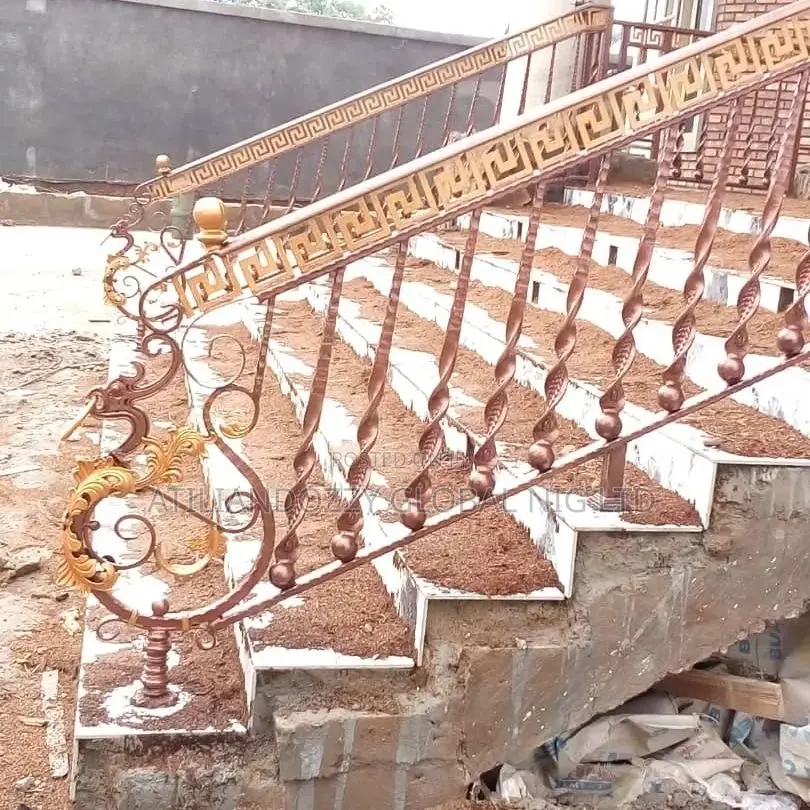 Buddah Staff Wrought Iron Rails