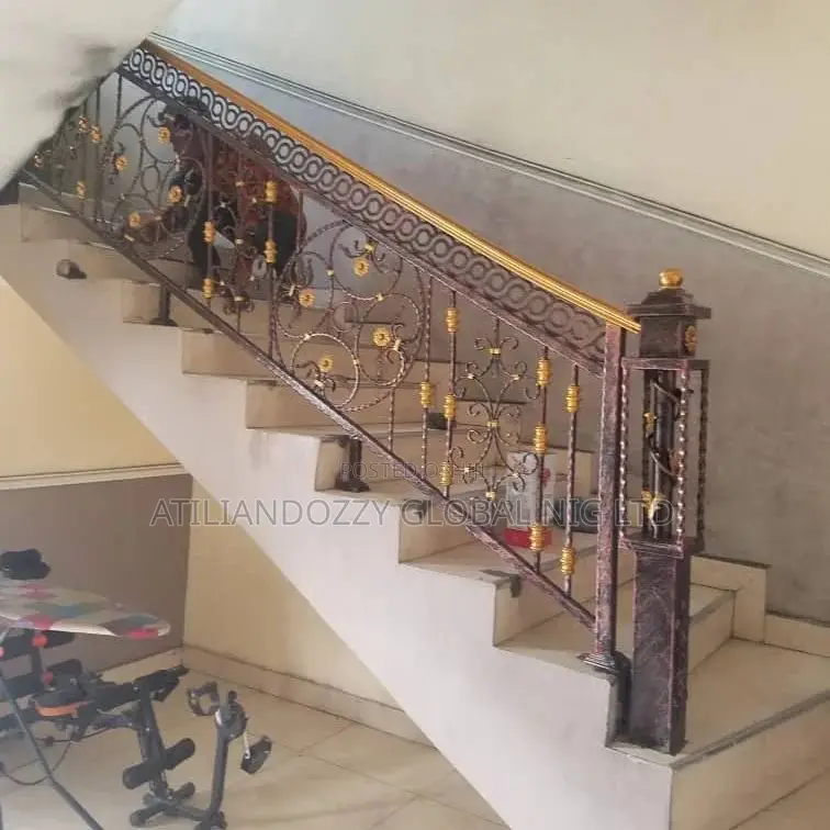 Wrought Iron Step Rails