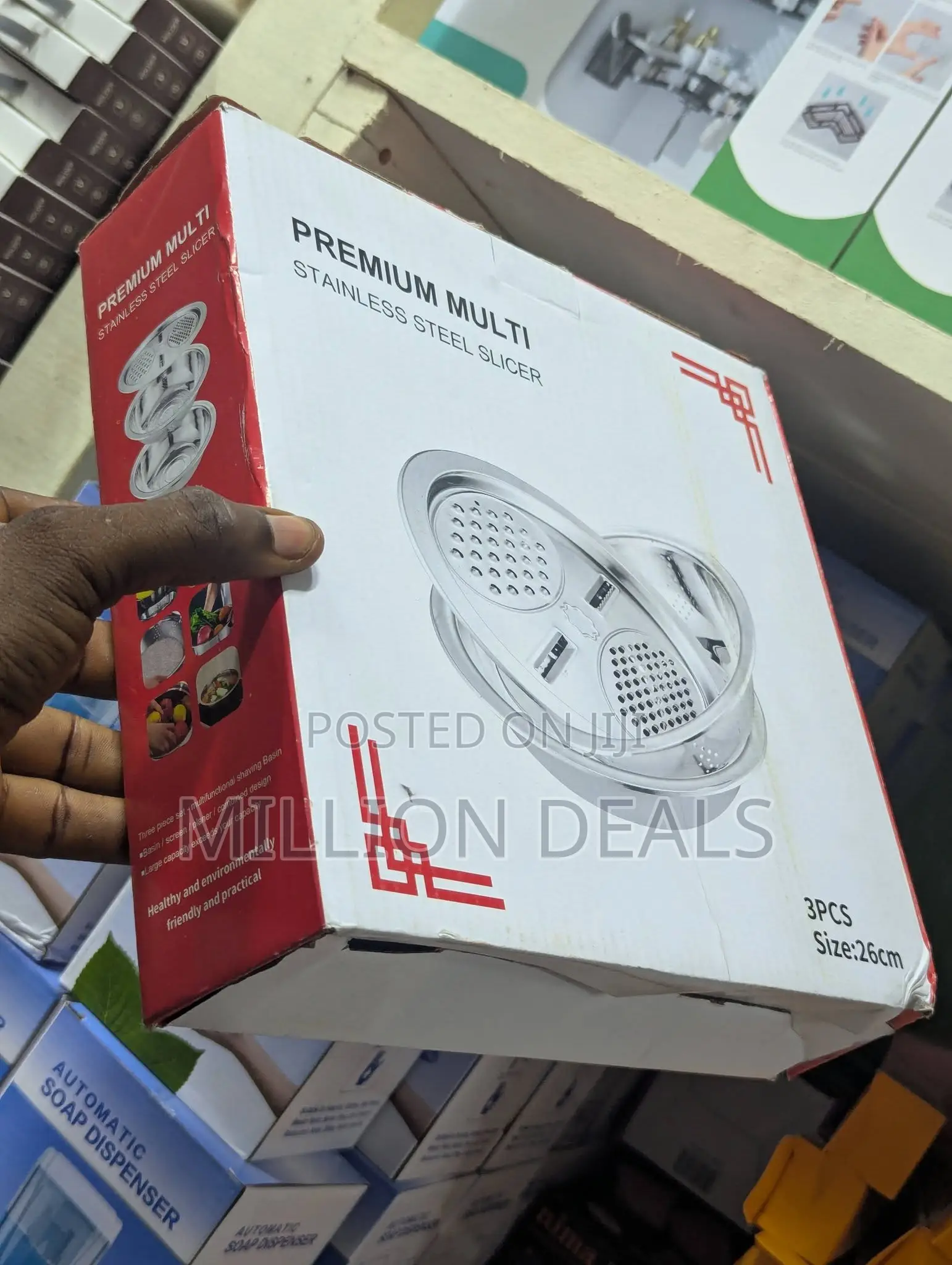 3in1 Multi Premium Stainless Steel Slicer