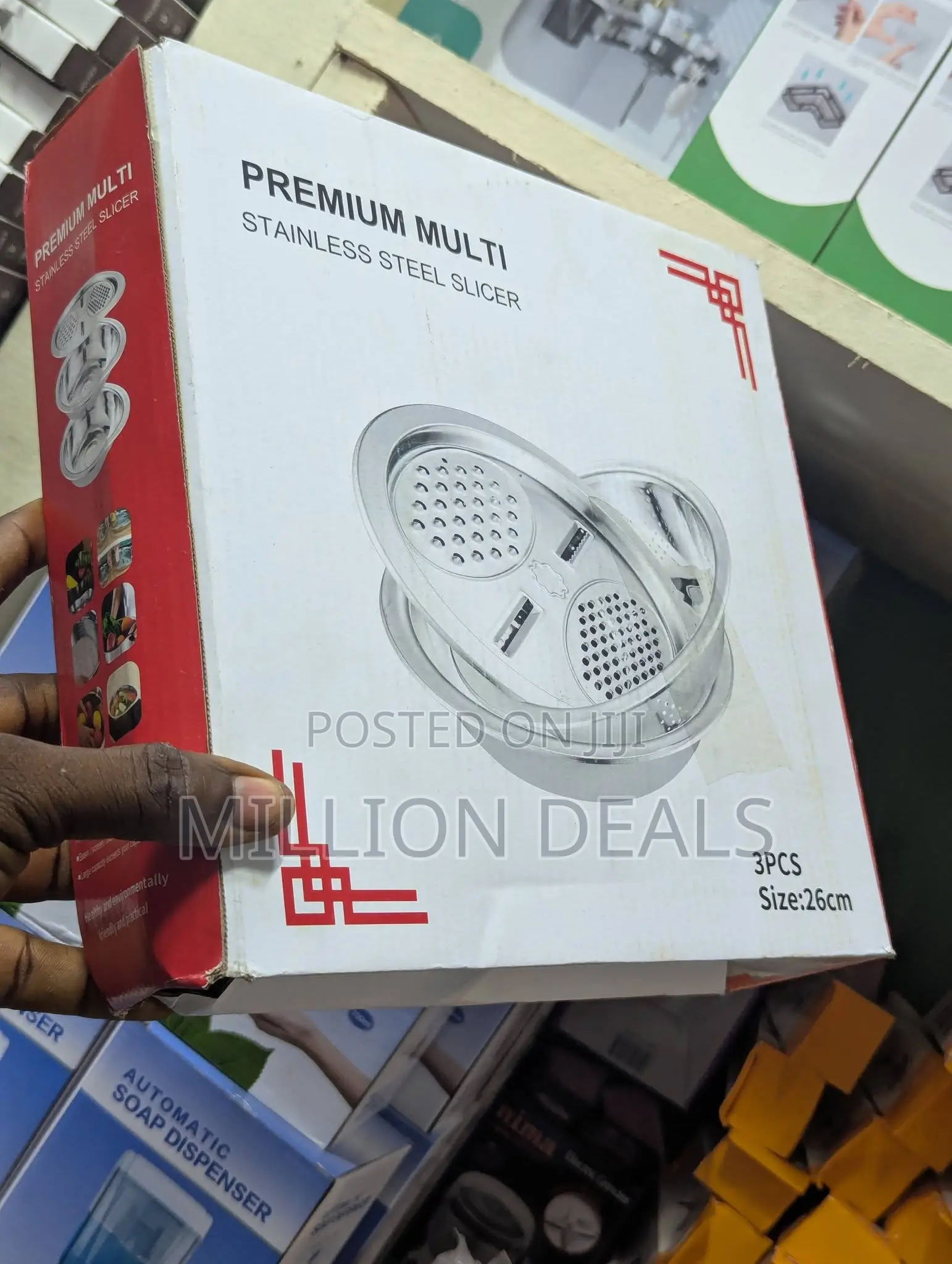 3in1 Multi Premium Stainless Steel Slicer