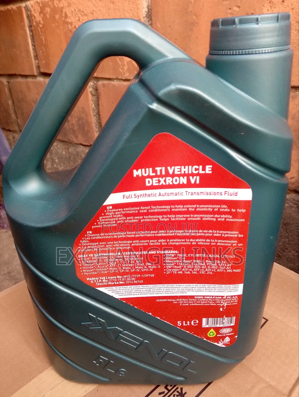 Xenol Dexron Vi 6 Full Synthetic Automatic Transmission Fluid