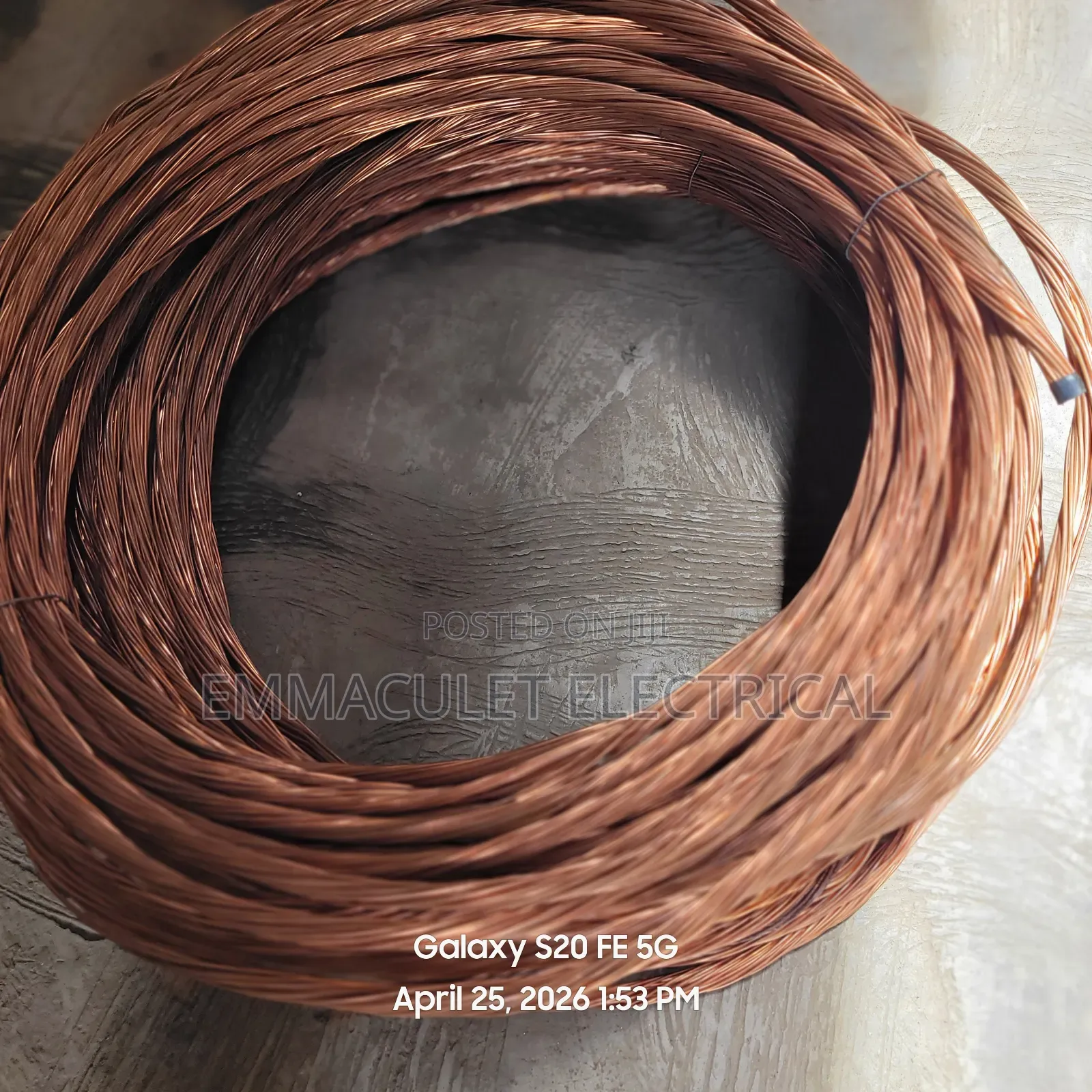 70mm Bare Copper Earth Wire