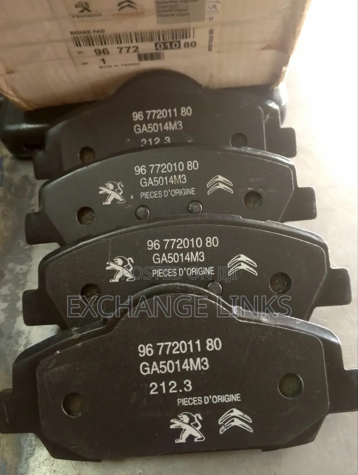 Peugeot 301 Front Brake Pad Pan