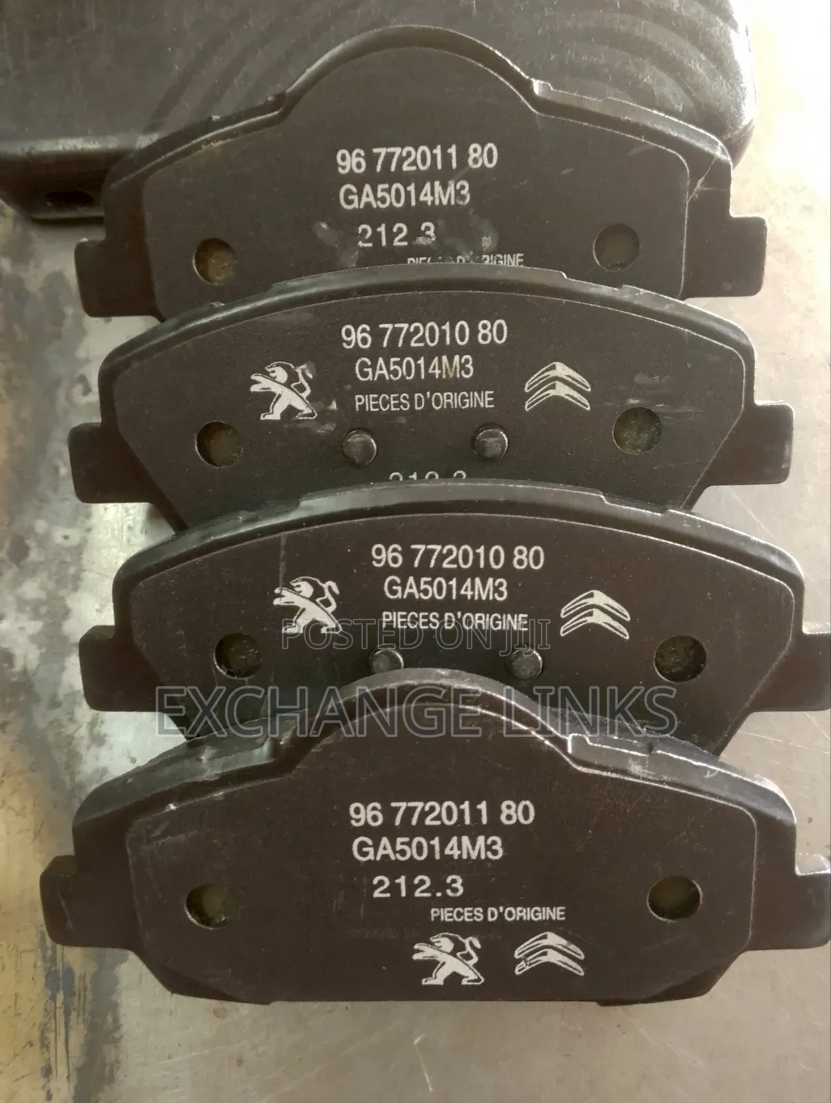Peugeot 301 Front Brake Pad Pan