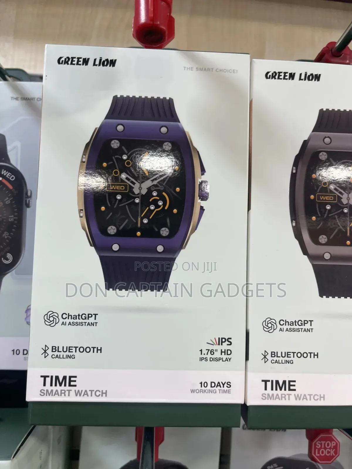 Green Lion Time Smart Watch With Bluetooth Calling