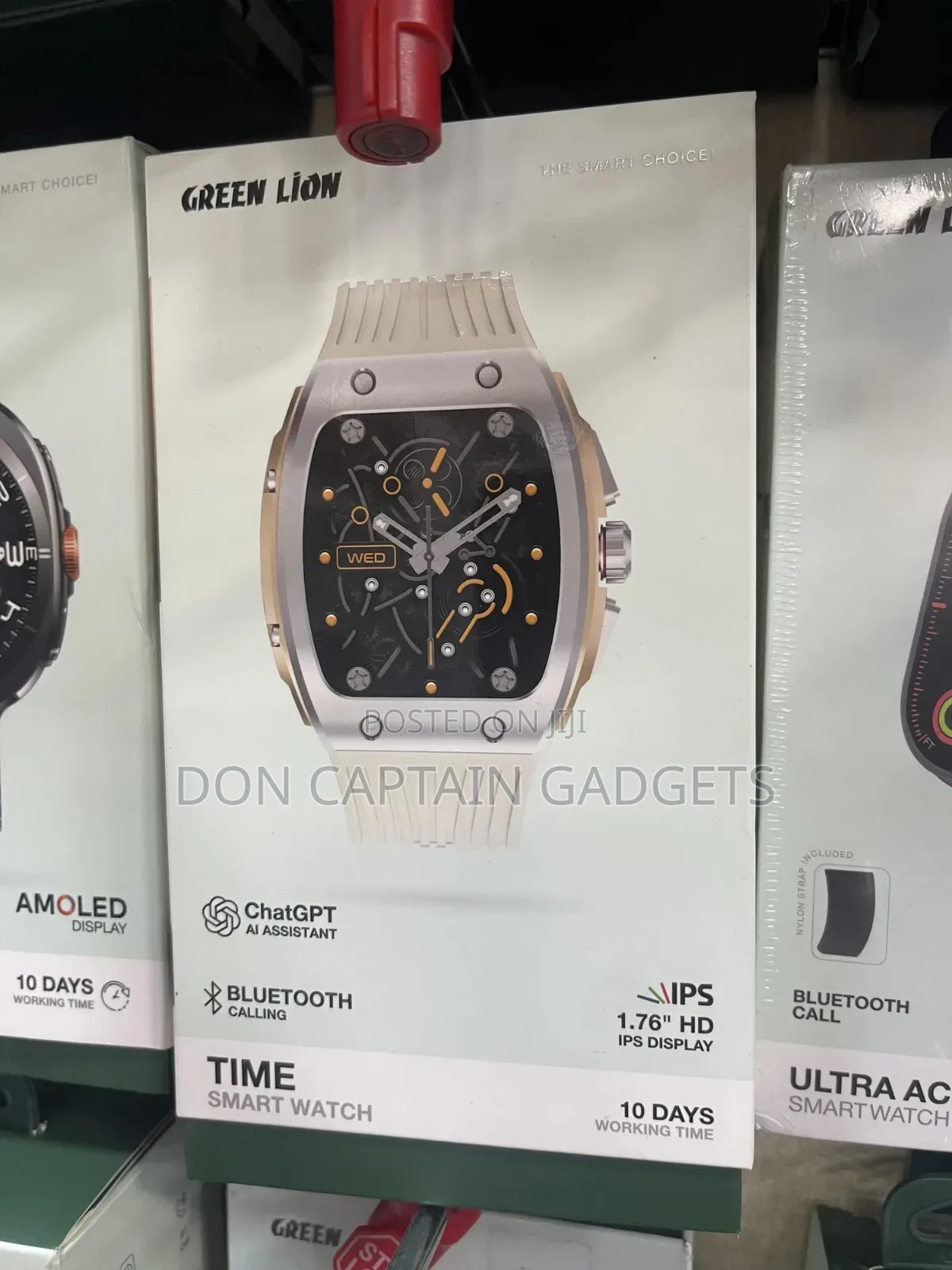 Green Lion Time Smart Watch With Bluetooth Calling