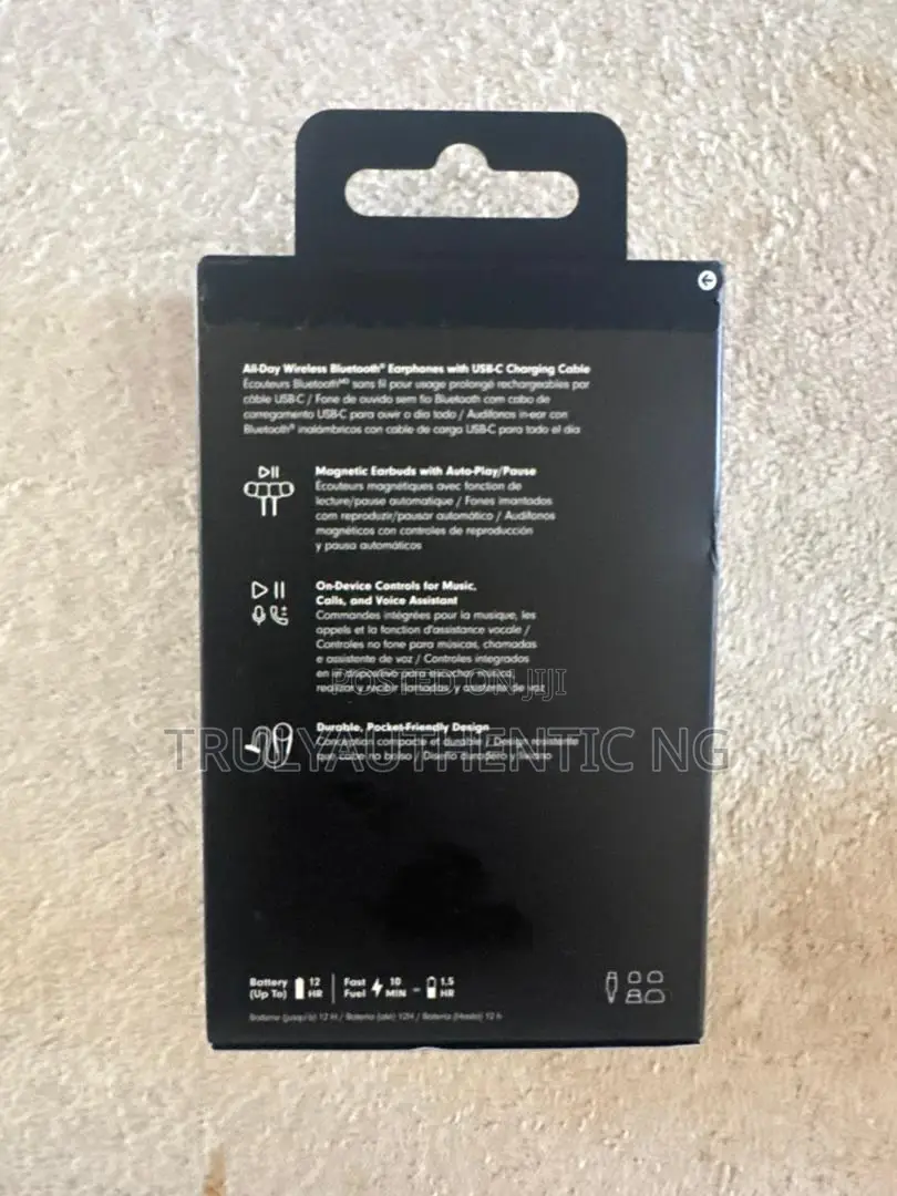 Authentic Beats Flex Wireless Earbuds W1 Bluetooth 12hrs
