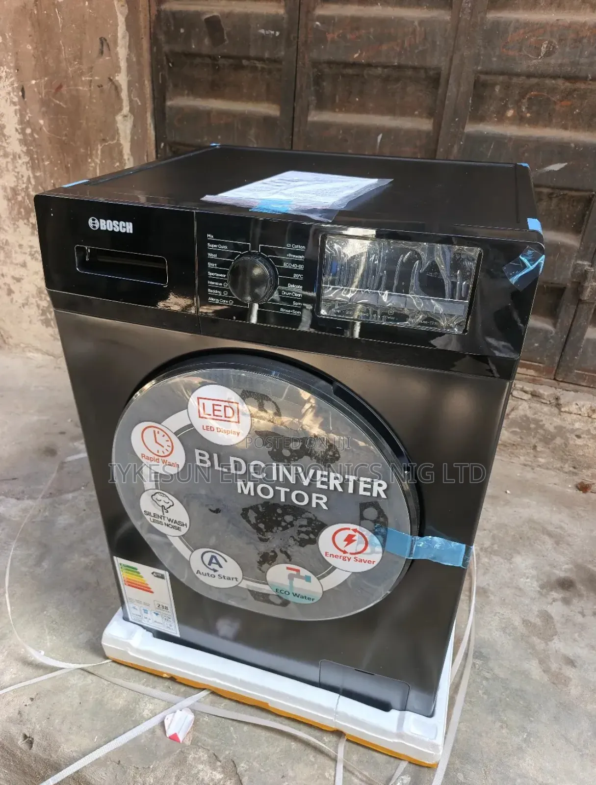 Bosch 8kg Automatic Washing Machine Inverter Washer Spine Leddisplay
